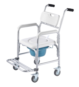 Bath shower chair with wheels