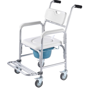 Bath shower chair with wheels